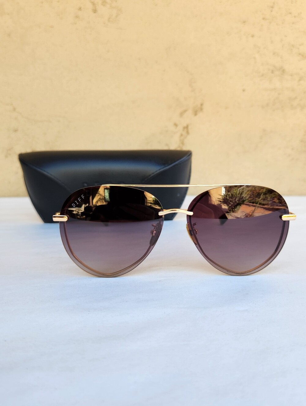 DIFF Lenox Aviator Sunglasses - Picture 9 of 16